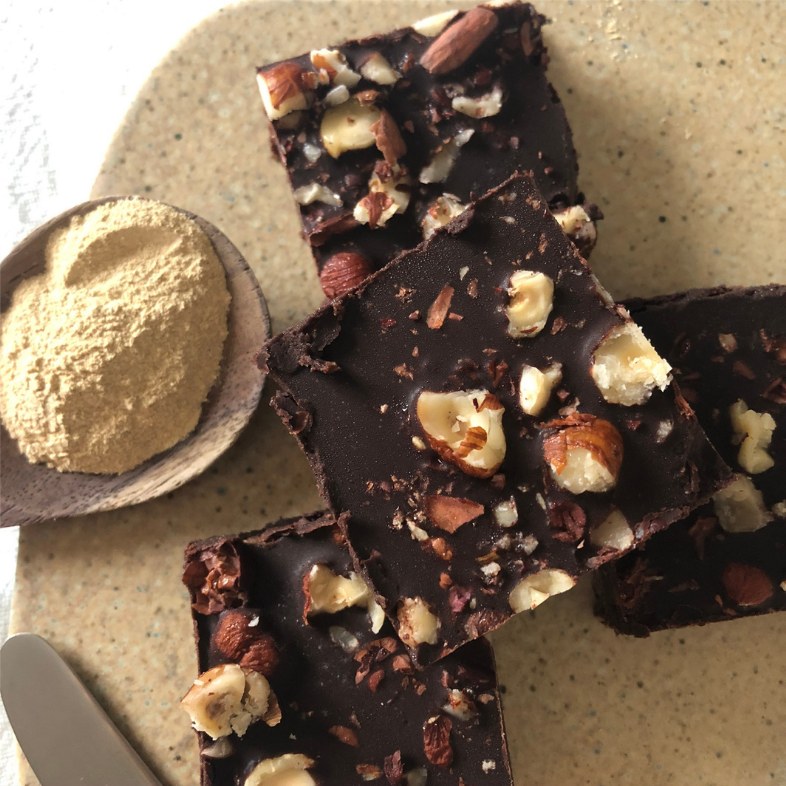 Brownie cru noisettes et adaptogènes