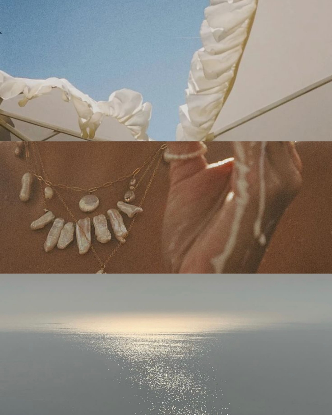 Inspiration nacrée et lumineuse pour retraites wellness Studio Surya